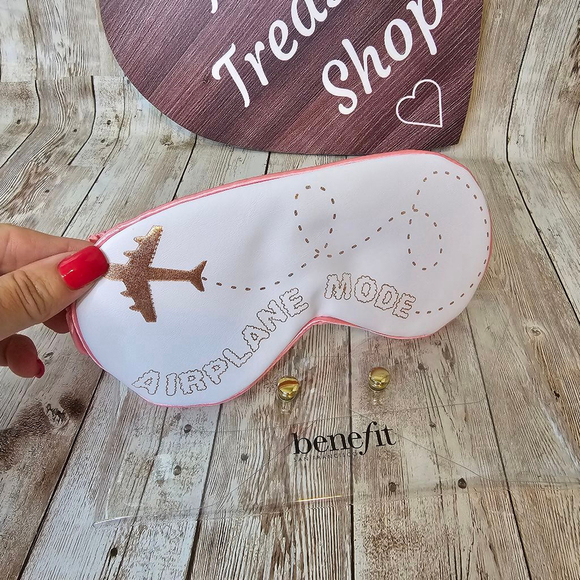 Benefit Sleep Mask One Size Pink White - Picture 2 of 6